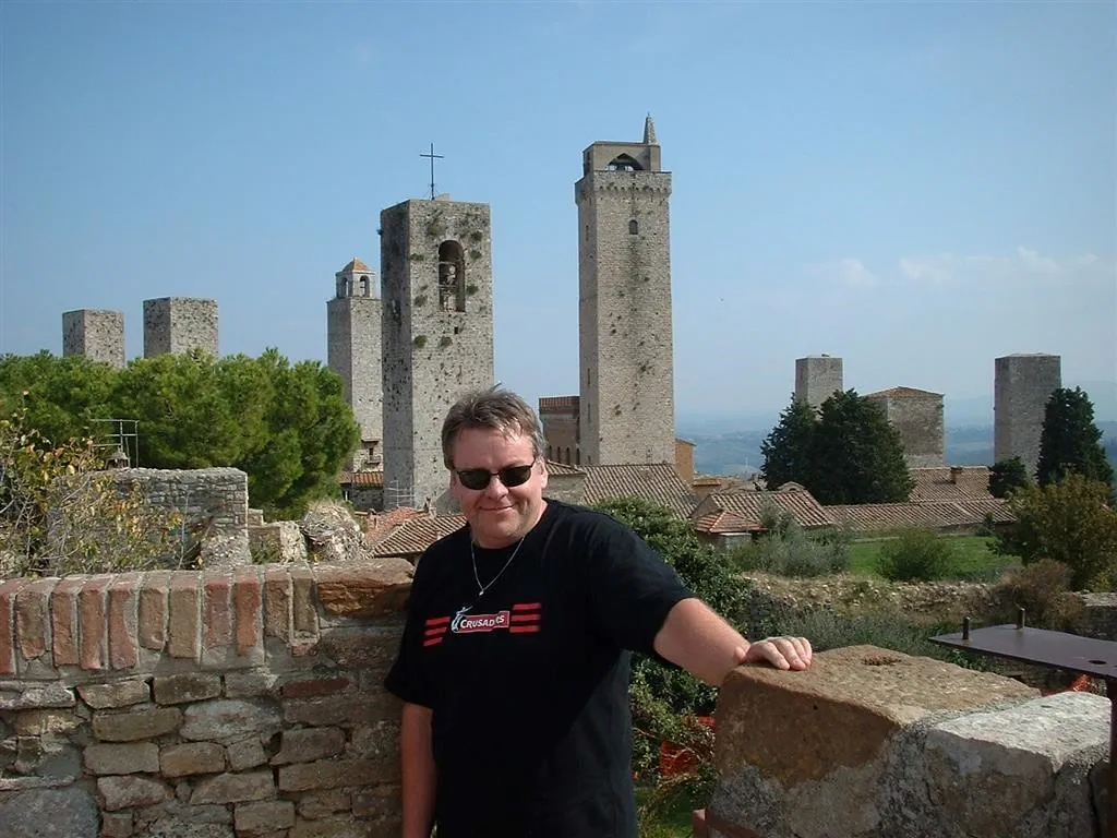 Above the rooftops at the rocca